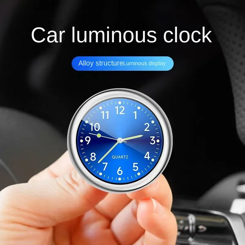 Mini Watch Car Quartz Clock Mini Electronic Clock Waterproof Bicycle Motorcycle Watch Auto Ornament Car Accessories Gifts