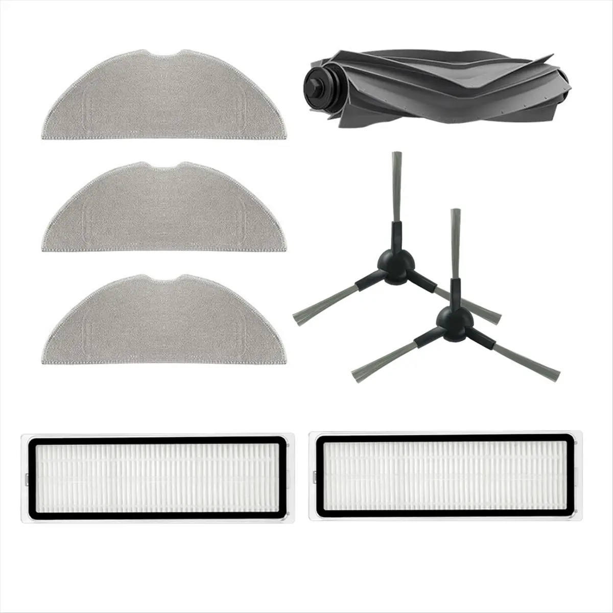 A42F For Mova S10 Plus/S10 Robot Vacuum Roller Side Brush HEPA Filter Mop Pad Cleaner Parts Replacement