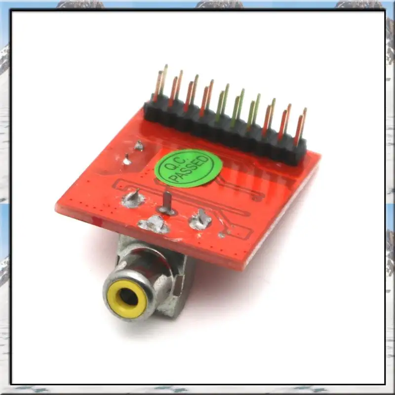 AS59 -Digital Video Signals Decoder For FPGA SDRAM NTSC PAL To VGA Analog AV Input Camera VGA Display Decoding