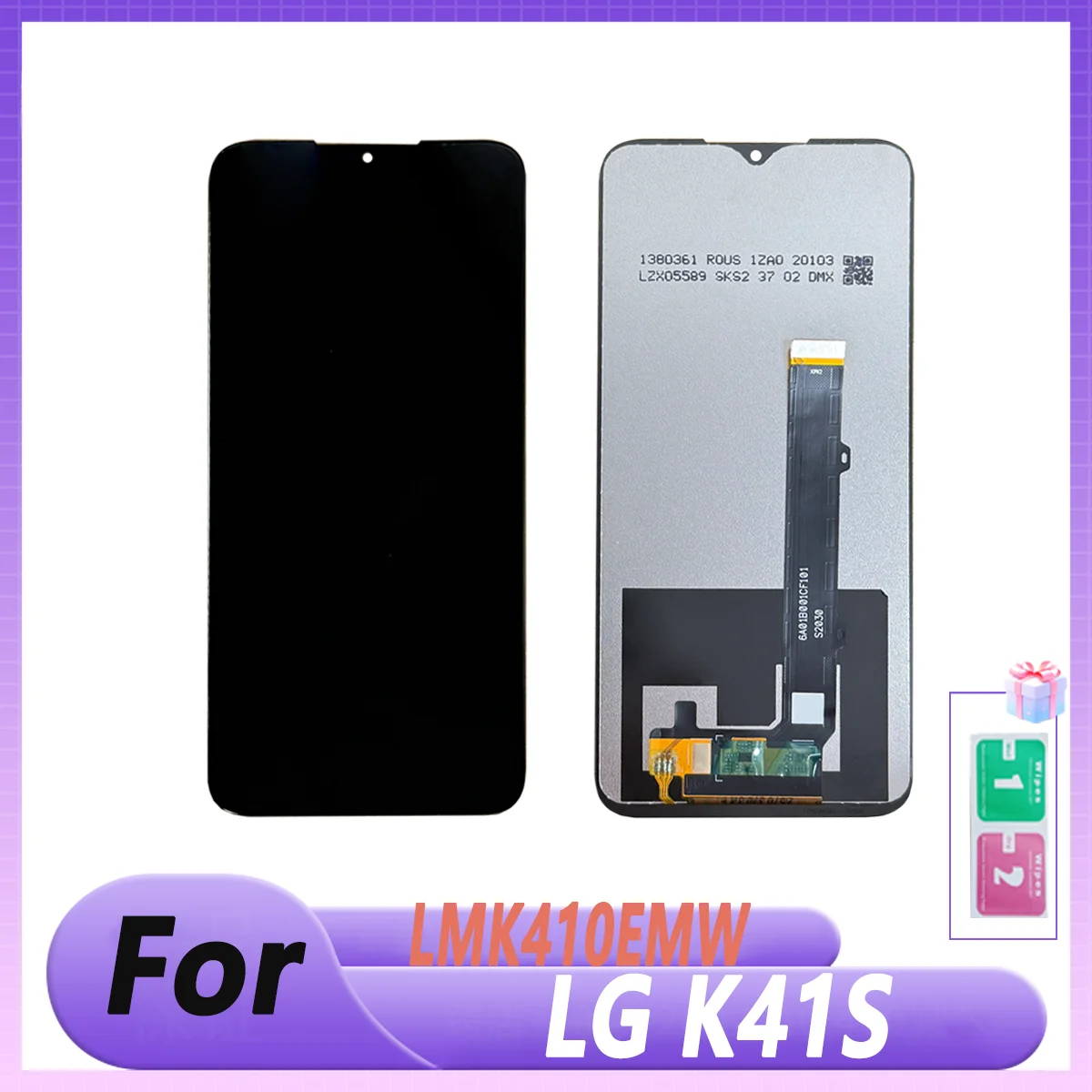 100% probado TFT para LG K41S pantalla LCD montaje de pantalla táctil digitalizador para LG K41s LMK410EMW piezas de reparación LCD