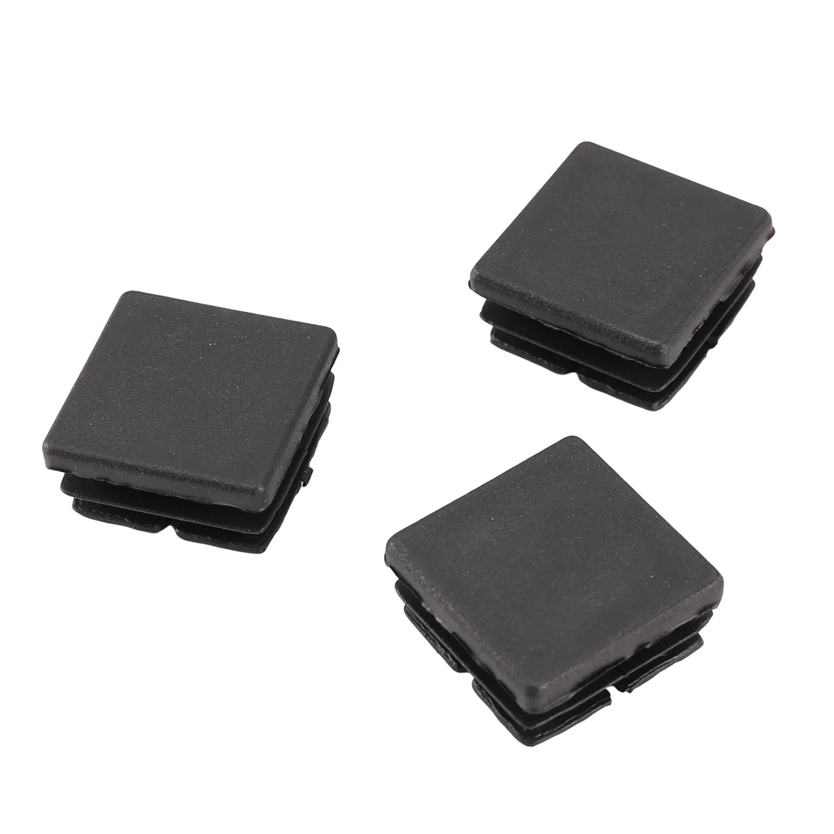 【Price-Drop!】200Pcs 1 Inch Square Tube End Cap Plastic Plugs Tube End Caps Post Pipe Cap Cover Tubing Insert Chair Glide Plugs
