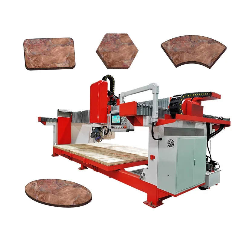 for High Efficiency Automatic 5 Axis CNC Bridge Saw Machine Of Cutting And Polishing Gem Stones Rock Saw Stone Cutting Machine