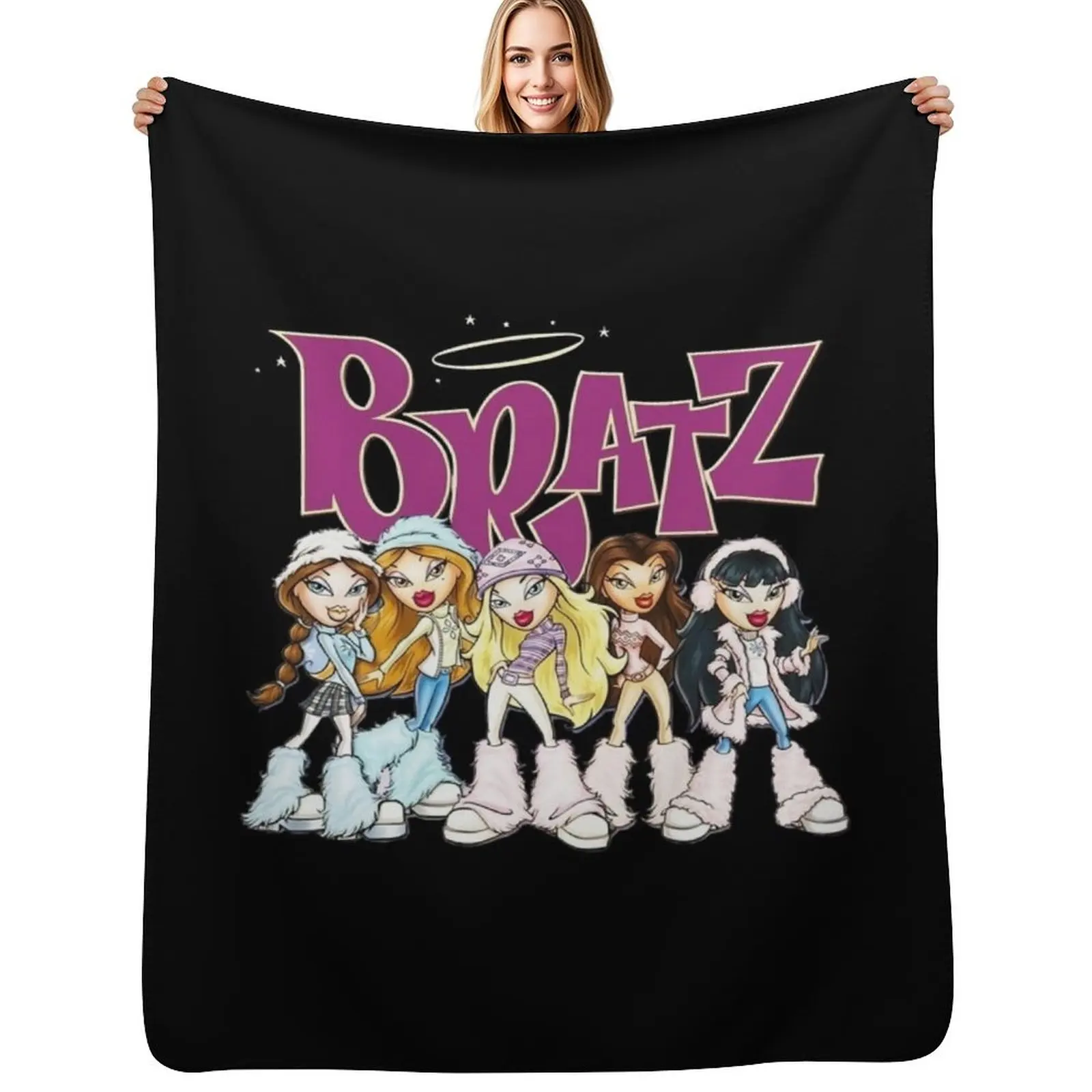 Bratz Throw Blanket Summer Cool Breathable Blanket for Sleeping
