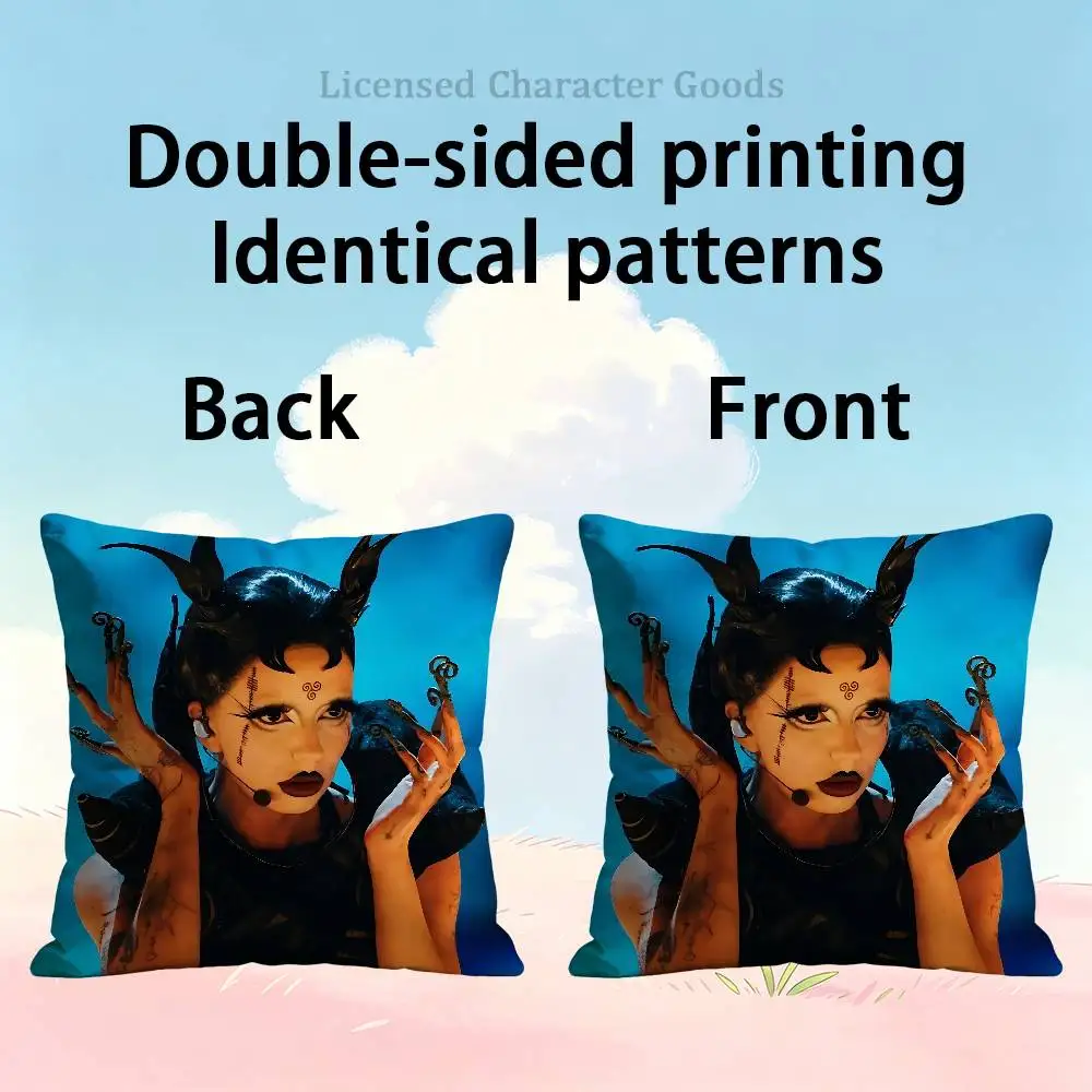B-Bambie Thug 30x30 35x35 40x40 45x45 50x50 cm Fade Resistant Throw Pillow Cover Pet Friendly Patio Sofa Decor