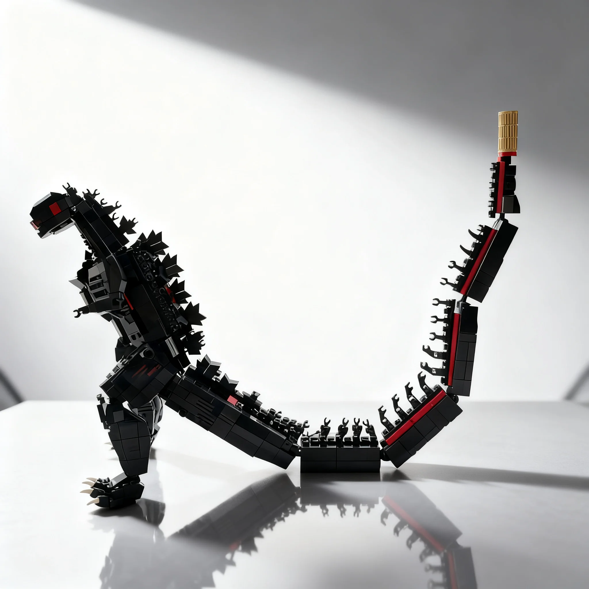 1252-teiliges MOC Creator Expert Shin Godzilla Modell Bausteine Architektur-Spielzeug Weihnachtsgeschenke Kreatives DIY Geburtstags-Bausatz