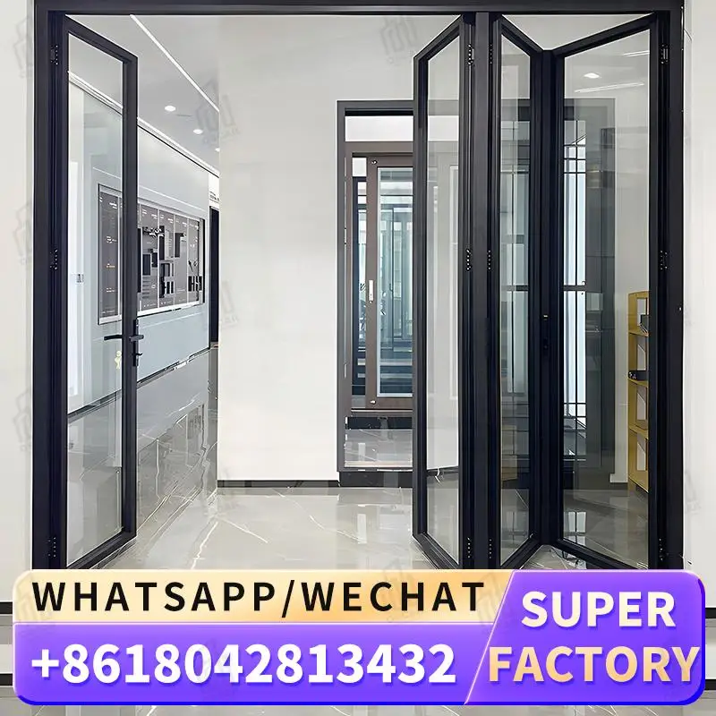 

Customizable Windows Foldable Door Ideal for European Office Spaces Factory Made Windows Foldable Door