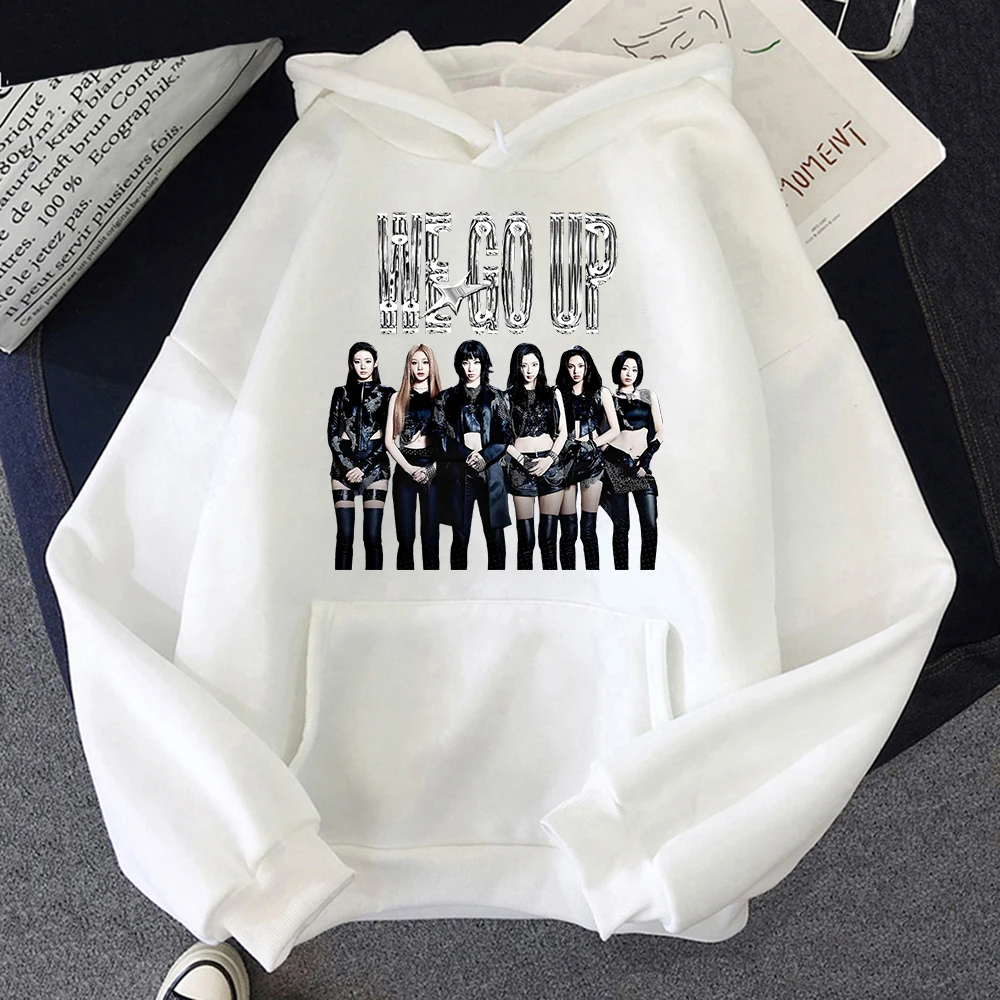 Babymonster نحن نذهب حتى هوديي الرجعية النساء/الرجال هوديس الإناث الخريف الشتاء الملابس لمحبي الهدايا الجمالية البلوز خمر