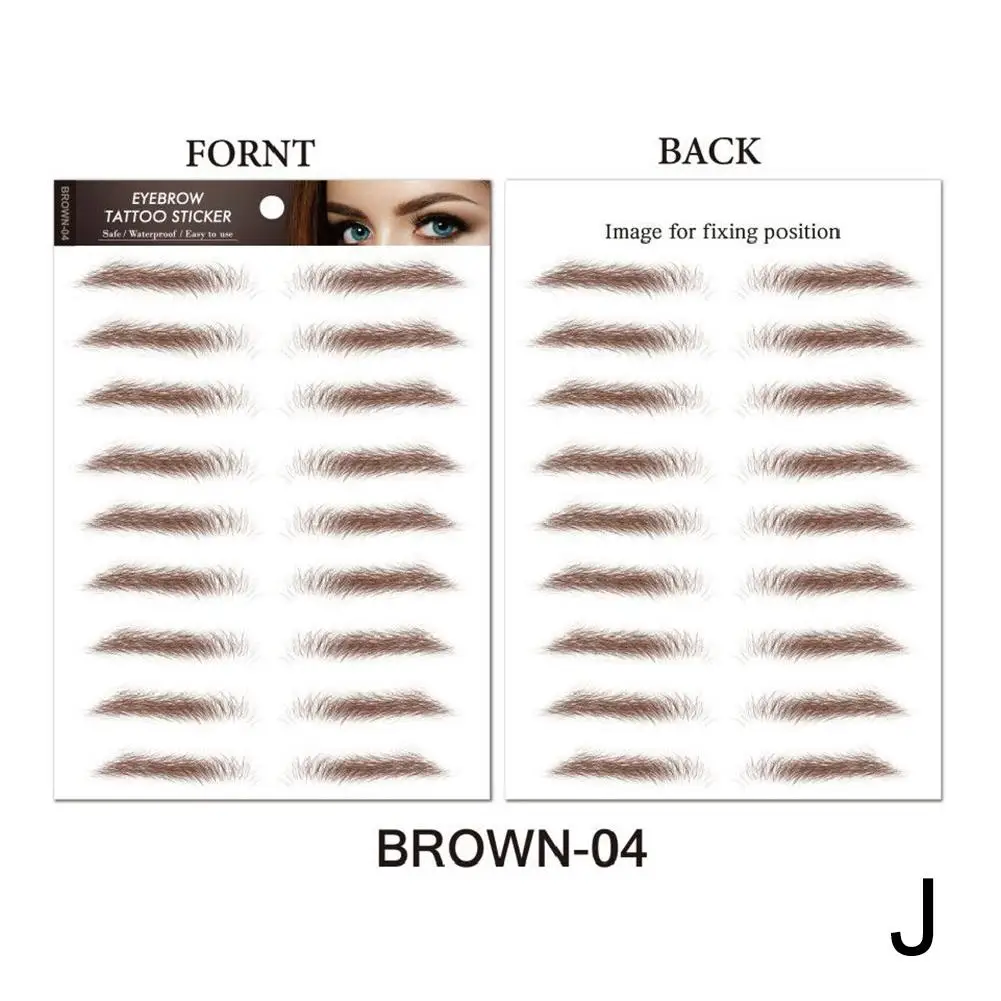 6D Hair Like Eyebrows Stickers for Authentic Look