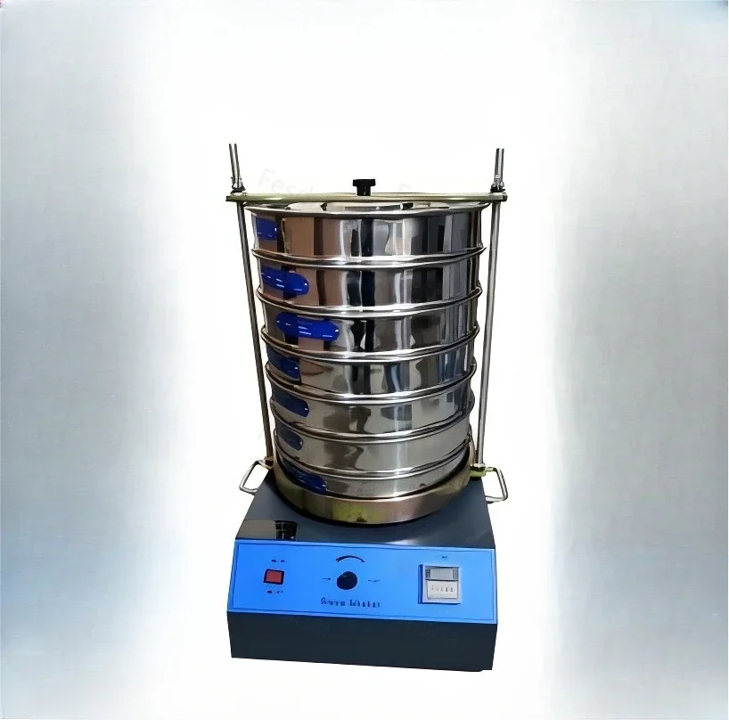 Professional electromagnetic vibrating laboratory screen vibrating screen, equipped with a sieve for accurate analysis