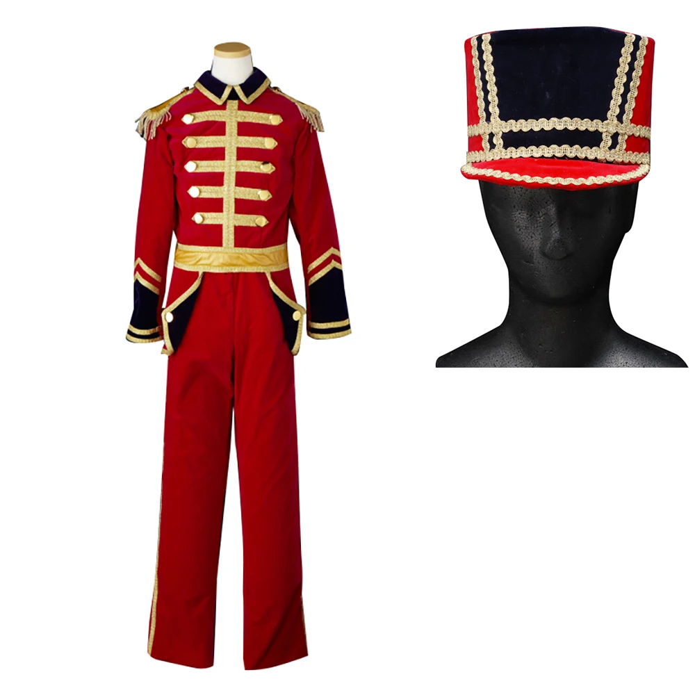

Средневековый косплей, красный костюм 18-го века, мужская королевская военная куртка, костюм, полный комплект со шляпой, униформа, куртка в викторианском стиле