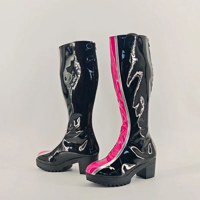 

Обувь для косплея в стиле аниме KPop, охотники на демонов, ботинки Руми, аксессуары для костюмов на Хэллоуин, реквизит, сделанный