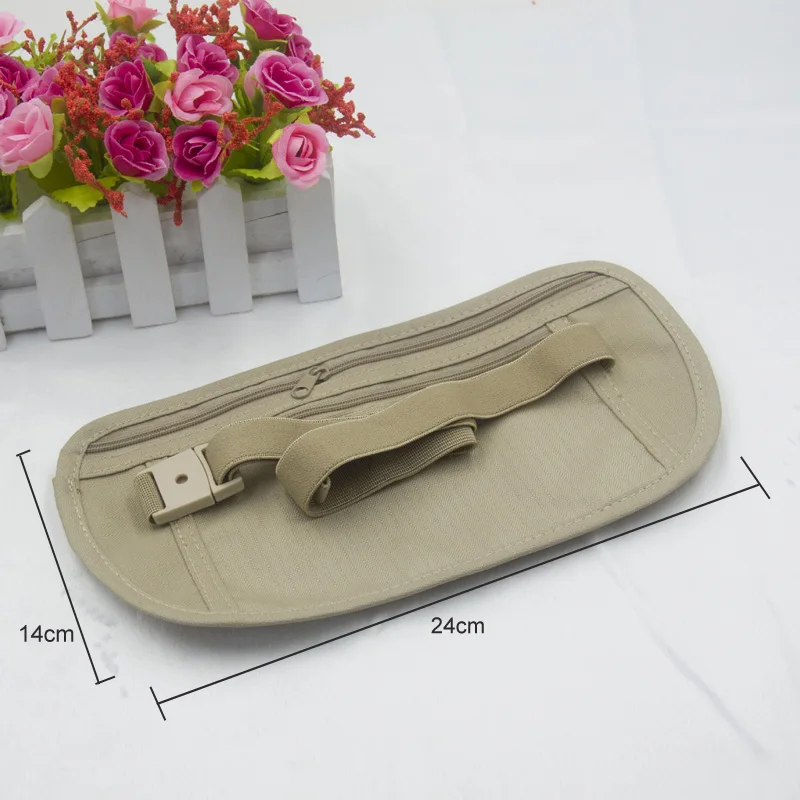 Multifunctional Waterproof Hidden Wallet Cloth Slim Secret Security Outdoor Closefitting Pockets Passport Money Useful Travel