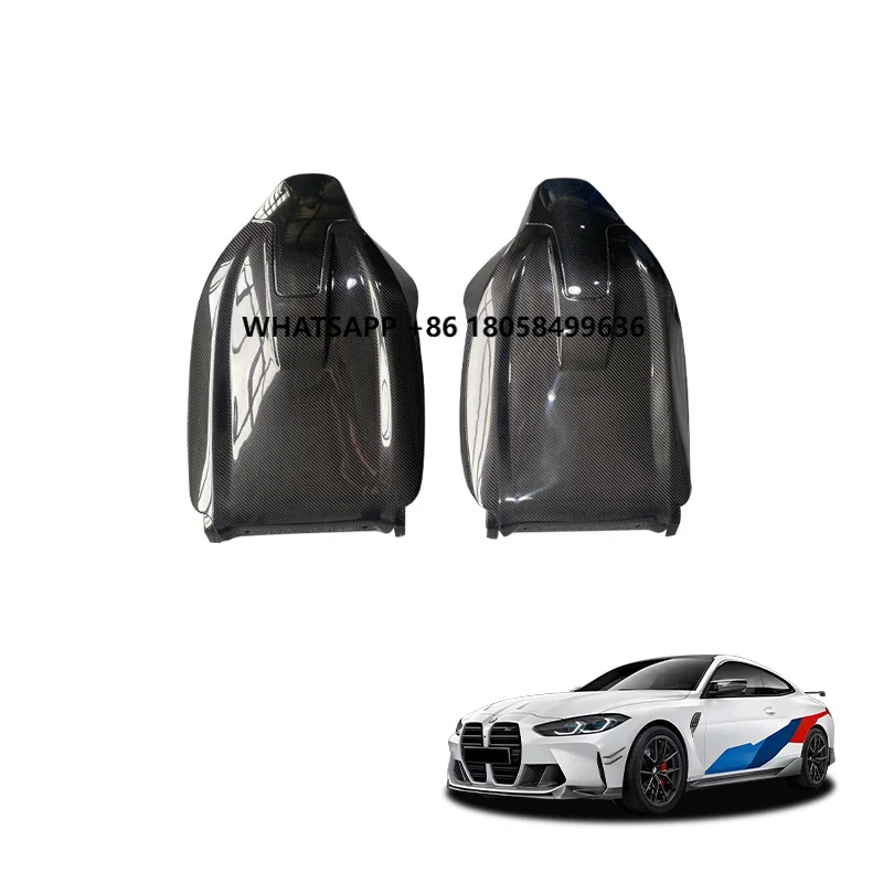 

Langyu 2020+ Automotive Parts Dry Carbon Fiber Backrest Cover Suitable for M3 M4 G80 G82 G83 Seat Back Cover