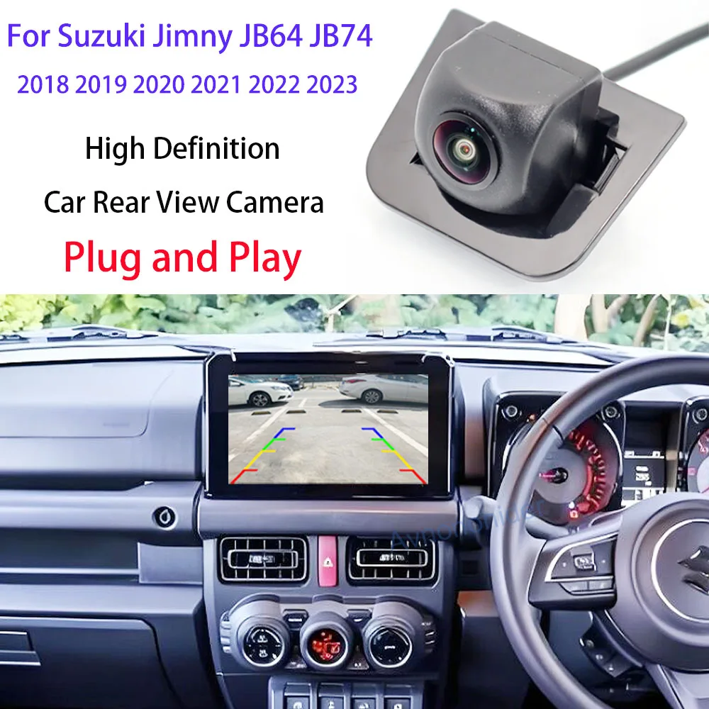 

Car Rear View Camera For Suzuki Jimny JB64 JB74 2018 2019 2020 2021 2022 2023 OEM Original factory display 10 Pin Adapter Cable