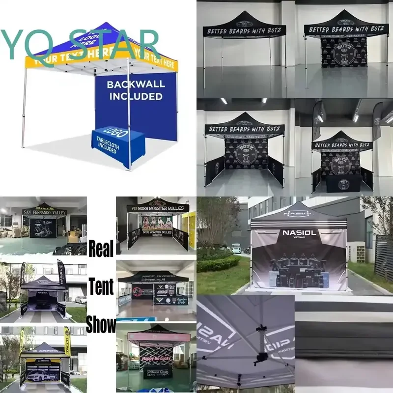 Heavy Duty Aluminum Custom Event Tent 10x10 ft and 10x15 ft for Outdoor Expo Trade Show Canopy Display Tent for Promotion