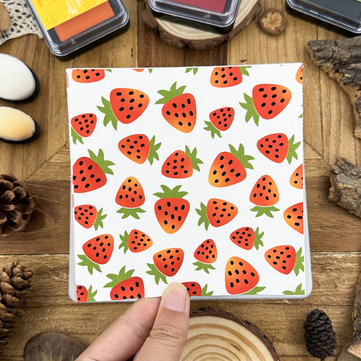 Strawberry Fruit Background DIY Layering Stencils Painting Scrapbook Coloring Embossing Album Decorative Template