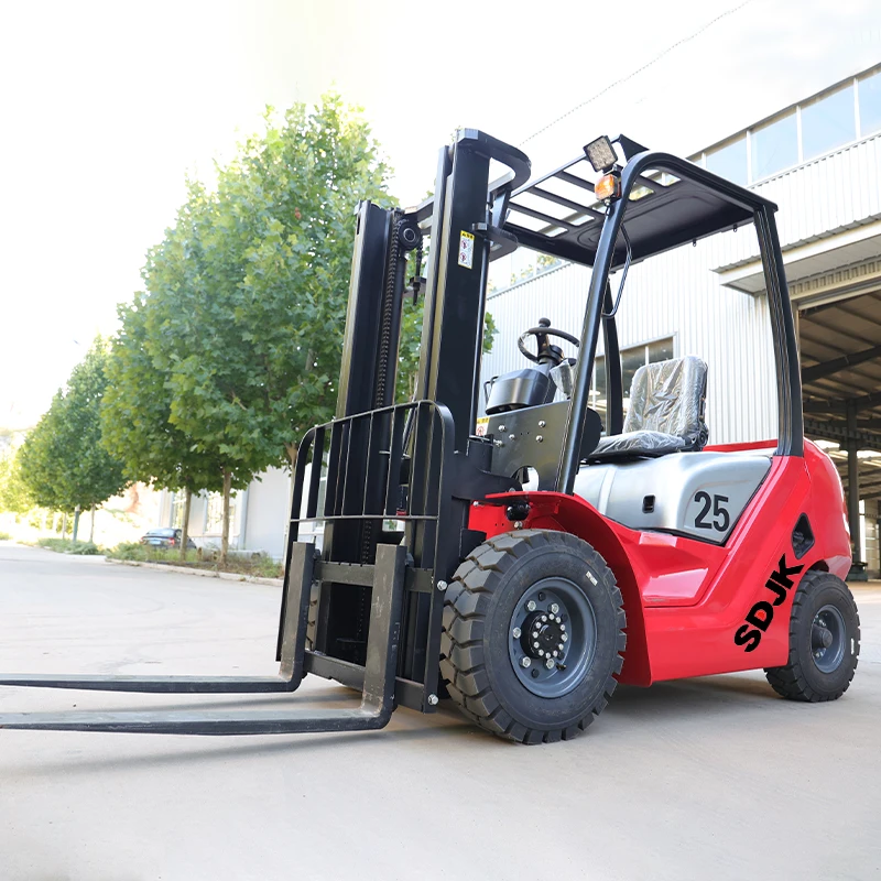 

3 tons 2 tons 1 tons Small forklift Diesel balanced forklift warehouse handling can be customized color ISO9001 certified