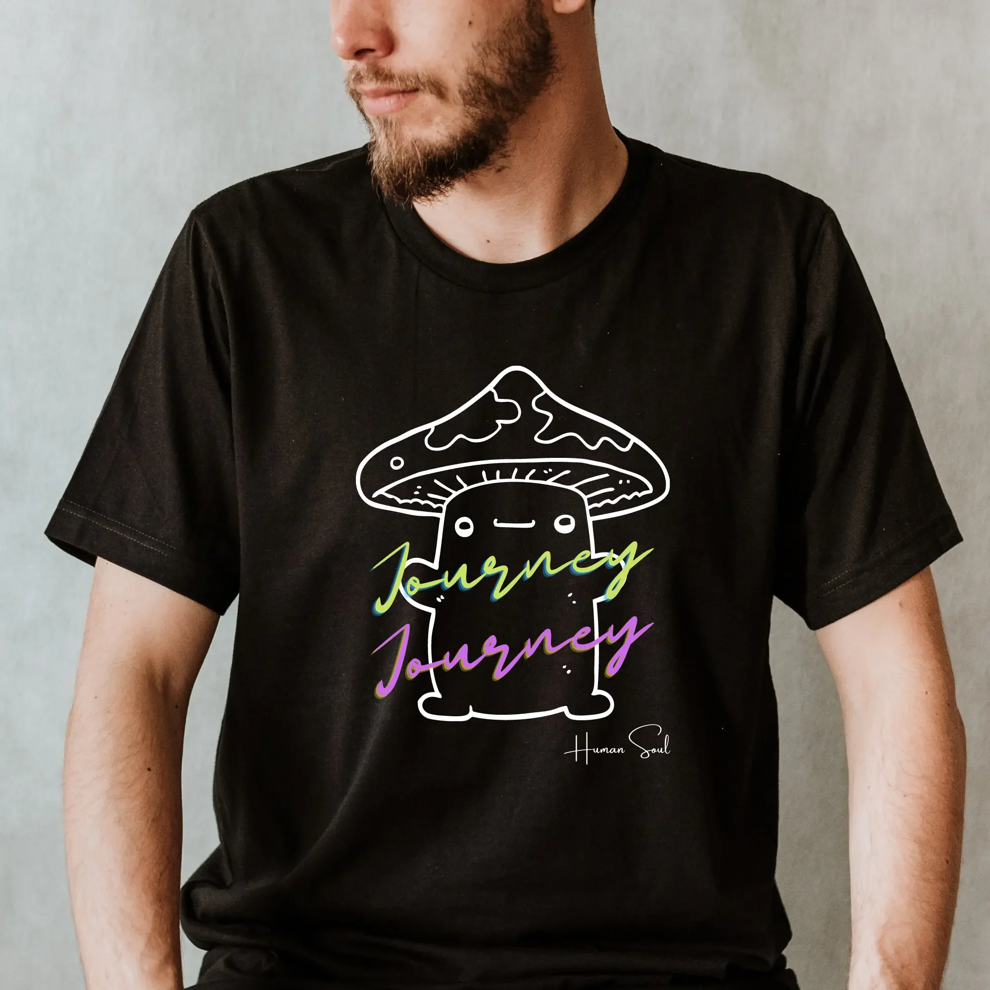 Psychedelic T Shirt Journey Unisex Magic Mushroom Ayahuasca Plant Medicine Trippy Dmt