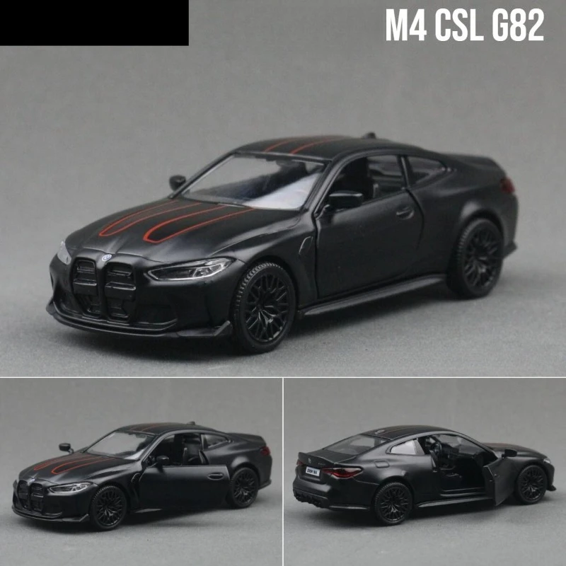

Масштабная модель автомобиля M4 CSL 1:36 из литого металла, имитация, миниатюра, игрушка для детей, подарок