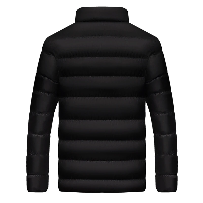 Autumn Winter Cold Jacket For Mens Thermal Coat Light Down Jackets Outwear Man Fashion Casual Windbreaker Male Clothes