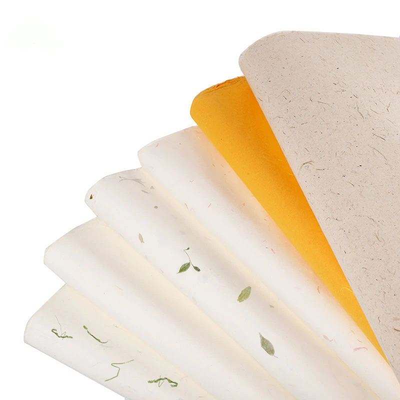 

Chinese Xuan Paper Yunlong Fiber Rice Paper for Calligraphy Painting Rock Painting 1 / 2 Layer Tea Flower Fiber Painting Paper