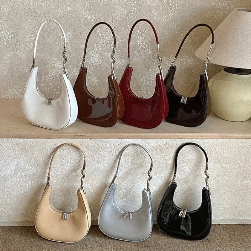 Bolso de Pañales Vintage Original de Lujo, Mini Bolso de Mano Casual, Moderno, de Color Sólido, Bandolera para Compras, Fiestas y Viajes Diarios