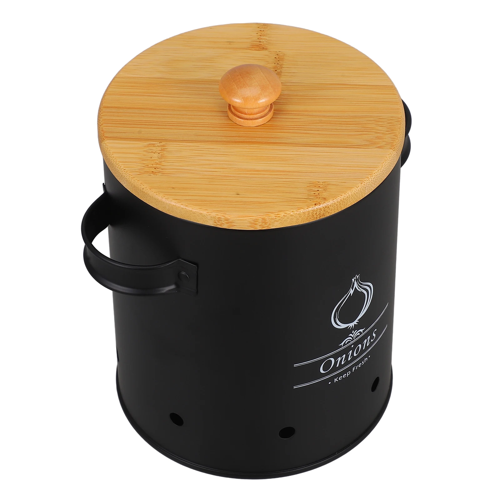 

Vegetable Potato Garlic Bins Kitchen Containers Fruit Basket Lids Storage Canisters Canisters For Kitchen Counter Storage