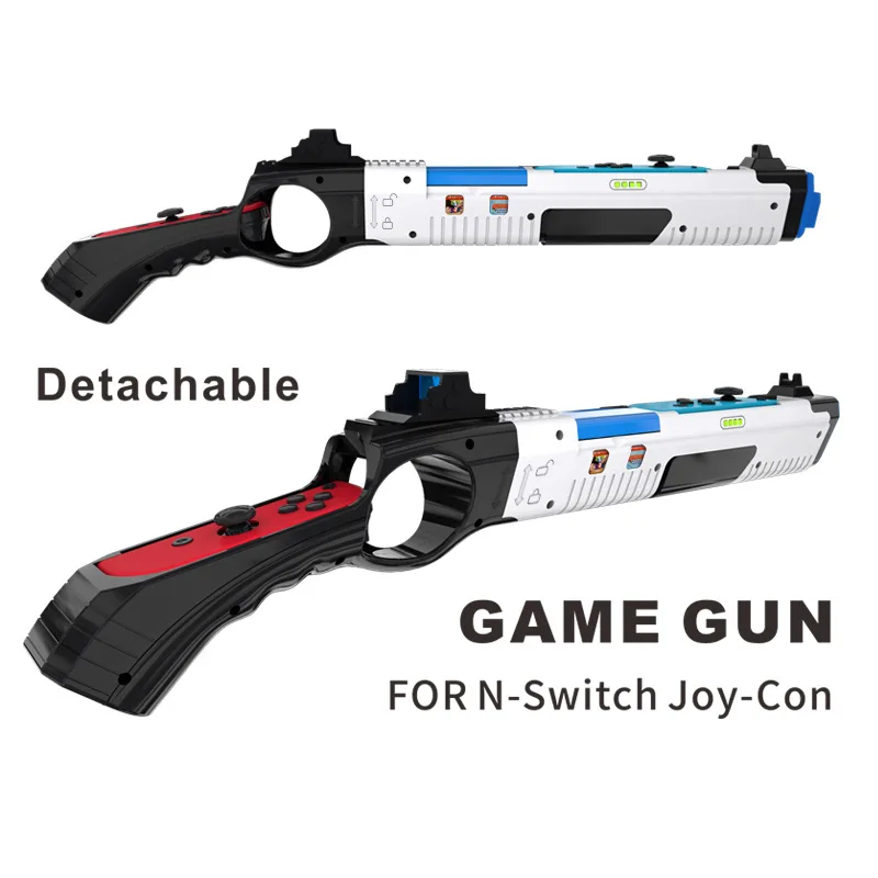 Gun Shape Handgrip Sense Joystick for Nintend Switch NS/NS OLED Game Controller Gamepad Joypad Gaming Accessories