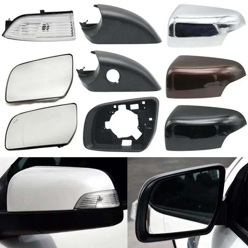 

Door Side Rearview Mirror Frame Heated Blind Spot Lens Turn Signal Lamp Lower Cover For Ford Everest 15-20 Ranger Pickup 12-21