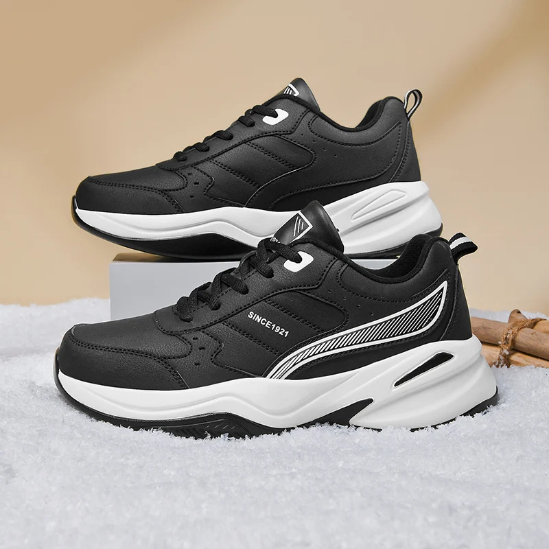 

Мужская модная зимняя уличная утолщенная теплая повседневная спортивная обувь, удобные кроссовки для бега на мягкой подошве, прогулочная обувь