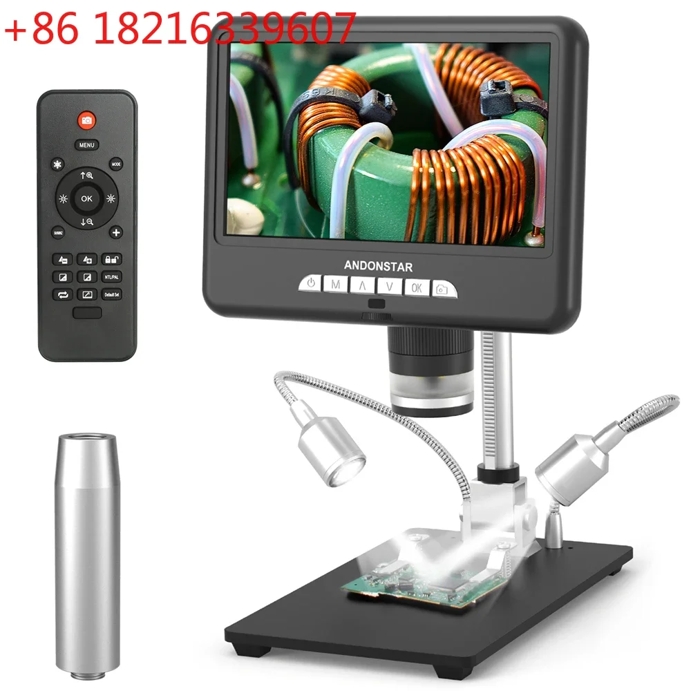 TAO Maxgeek Andonstar AD207S 7-inch UHD Screen Digital Microscope for Electronics Soldering and Repairing