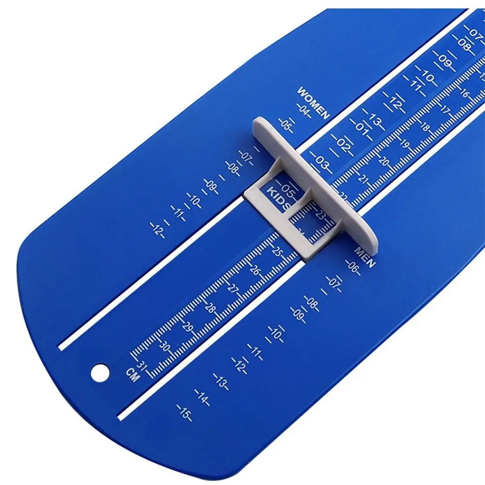 Accessoire gamme réglable en plastique outil universel de soin des pieds dispositif de mesure des pieds règle jauge de mesure du pied outil de mesure du pied