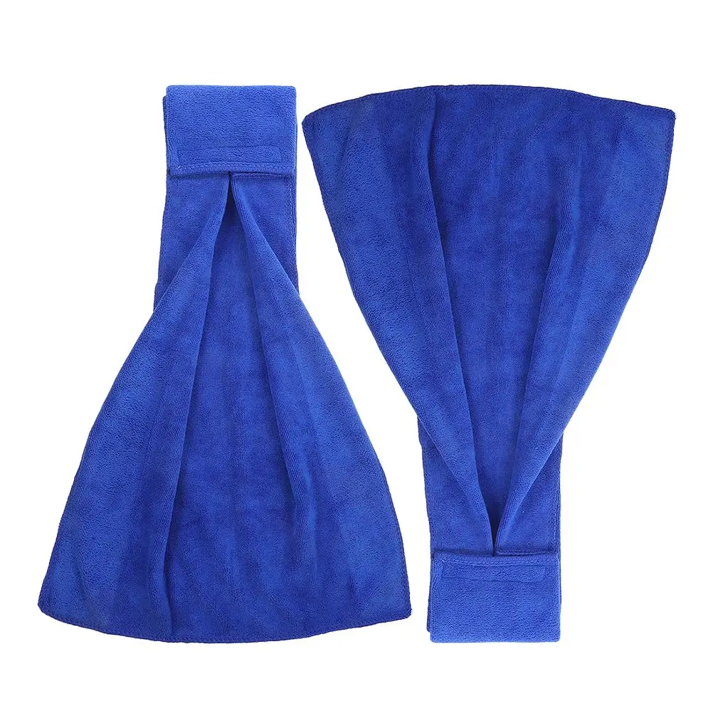 

Sports Towel 2 Pcs White Football Youth Shower Quick Dry Travel Yoga Fitness Hook Loop Strap Golf Goods