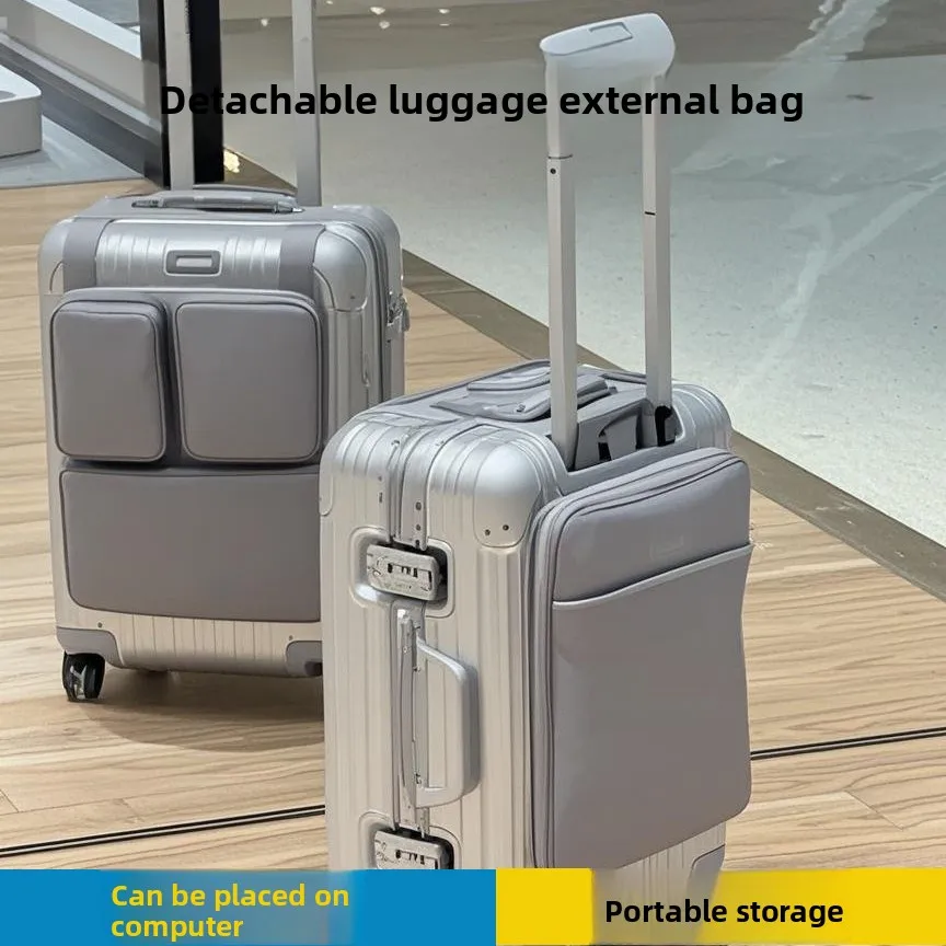 

Travel Luggage Expanding Storage Bag Oxford Cloth Material Large Size Net Pocket Interior Youth Men Women Universal Carry-On Bag