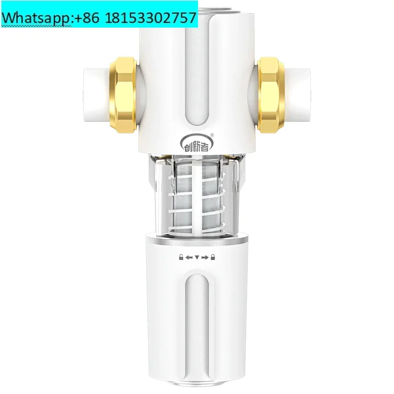 Tap water pre-filter automatic backwash household water purifier