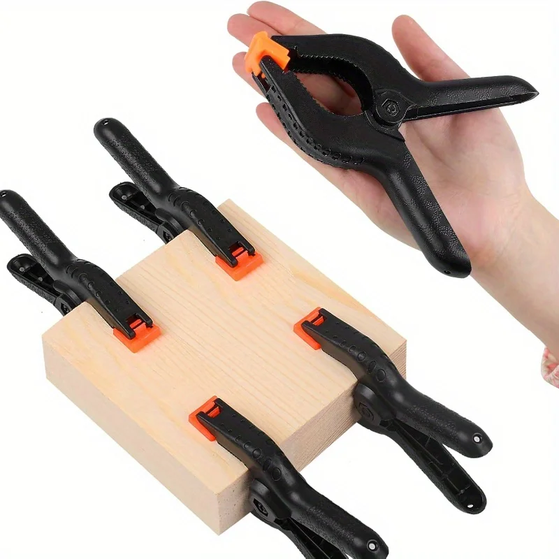 6 stücke 2 zoll Frühling Schellen Heavy Duty Kunststoff Für Hintergrund Musselin Leinwand Papier Chromakey Bildschirm Clip Foto Studio Zimmermann werkzeug