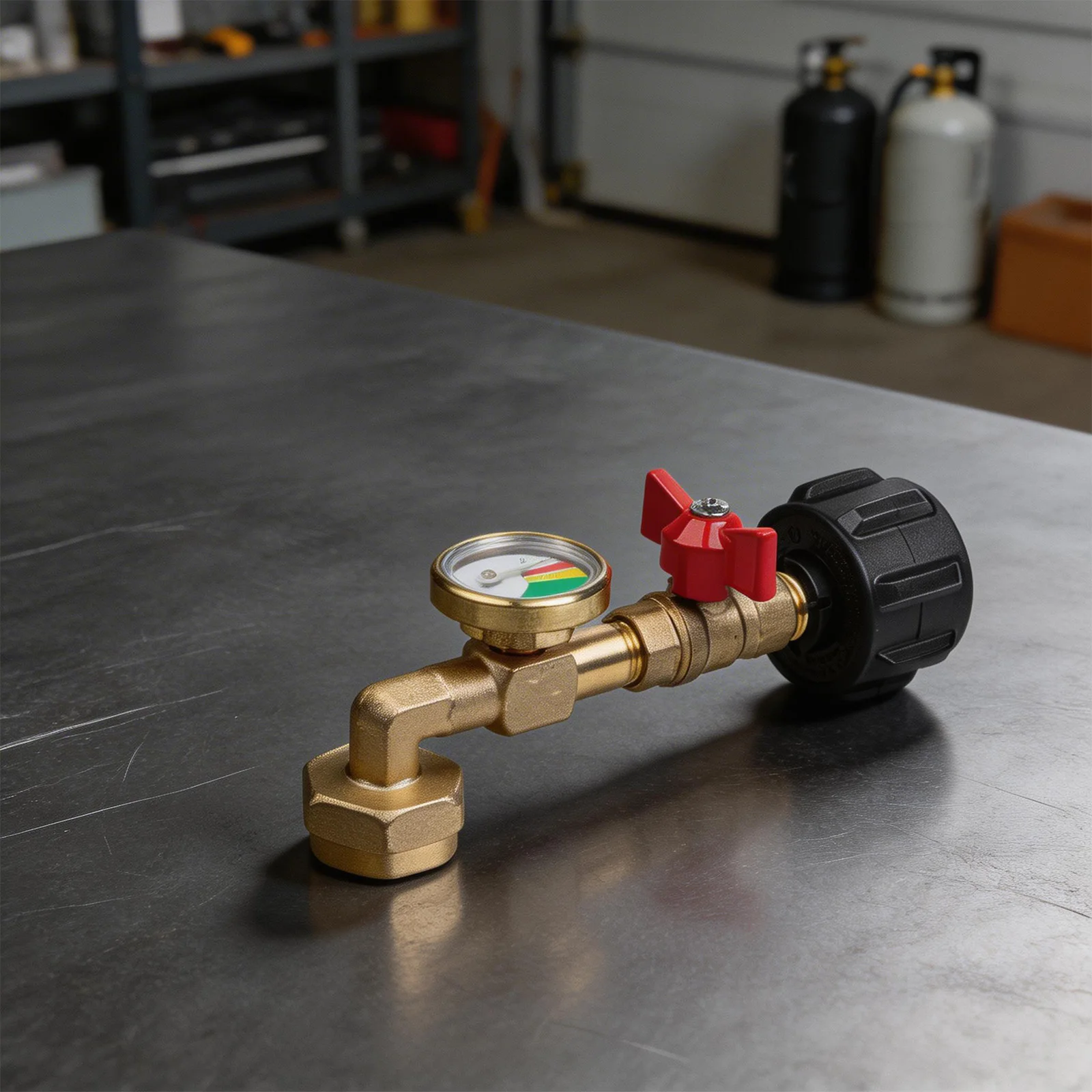 Effortless Propane Refill Use Our Adapter to Fill 1 lb Cylinders Safely from Your 20 lb Tank with Control Valve Feature