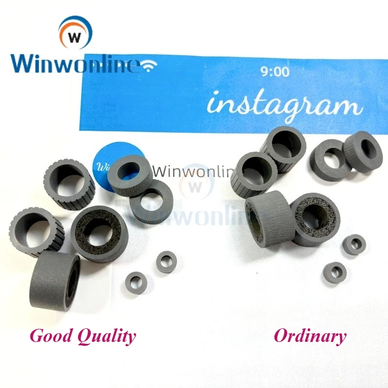 Rolo de Recolha e Pneu de Rolo (10 Conjuntos) PA03708-001 para Fujitsu SP1120 SP1125 SP1130 SP-1120 SP-1125 SP-1130 winwonline