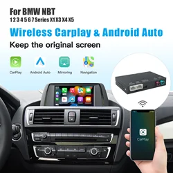 Wireless CarPlay And Android Auto For BMW NBT CIC System 1 2 3 4 5 6 7 Series X1 X3 X5 X6 MINI F20-F25 F30-D36 F10 F48 F11 F10