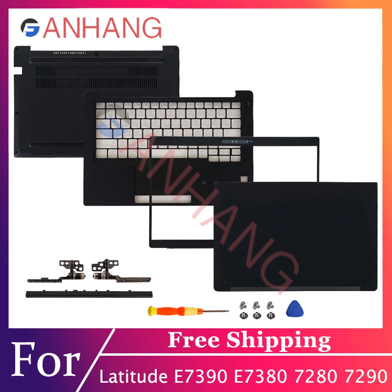 

For Latitude E7380 E7390 7380 7390 Series Laptops Screen LCD Back Cover/Front Bezel/Palmrest/Bottom Case Laptop Accessories