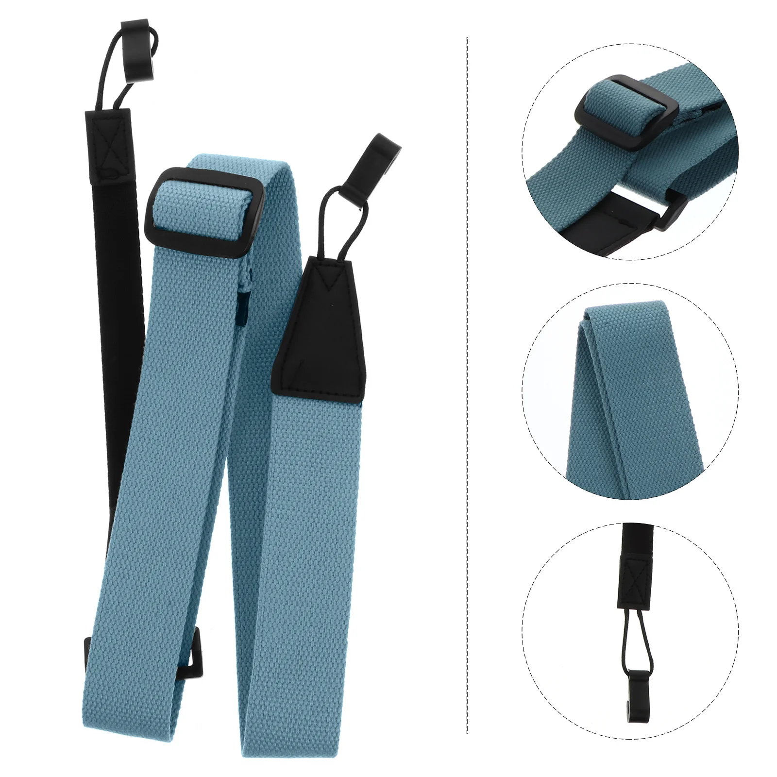 

Ukulele Strap Non-Punching Durable Fabric Adjustable For Hawaiian Guitar Baritone Bass Lightweight Comfortable Edges Instrument