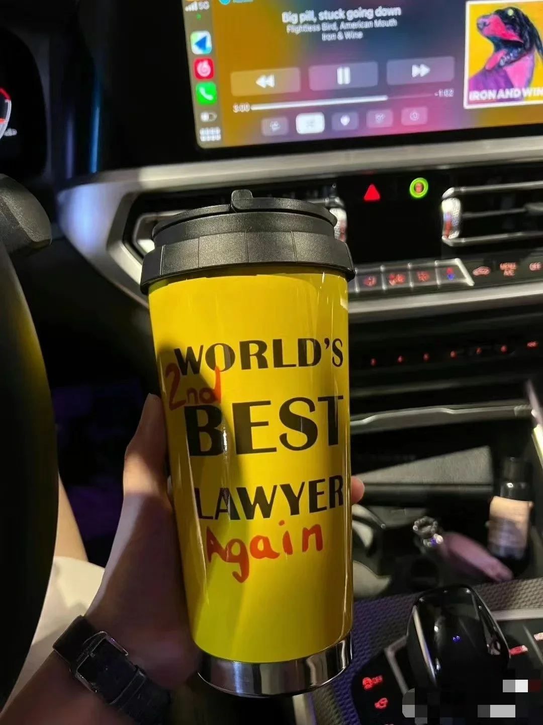 “Better Call Saul”Water Cup Yellow Coffee Cup Stainless Steel Car Insulated Cup“Breaking Bad”