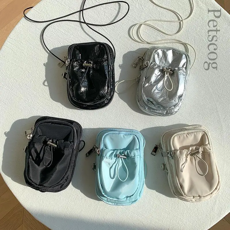 Nowy modny torby Crossbody dla kobiet projektantka na co dzień, Multi-do przechowywania z warstwową konstrukcją torba Mini telefon moda damska