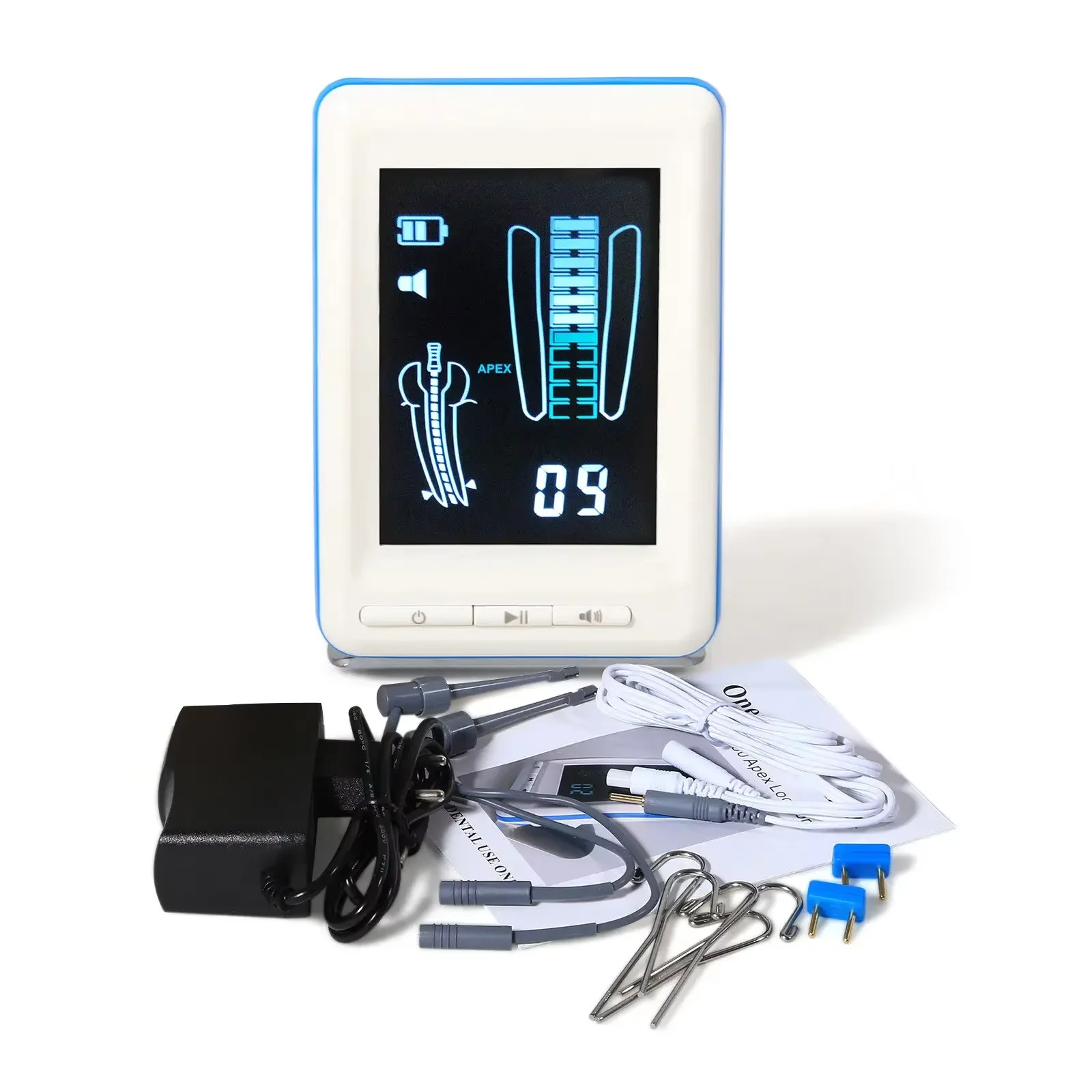 Dental Cordless Wireless LED Reciprocating Endo Motor 16:1 Contra Angle+ Apex Locator Root Canal Finder
