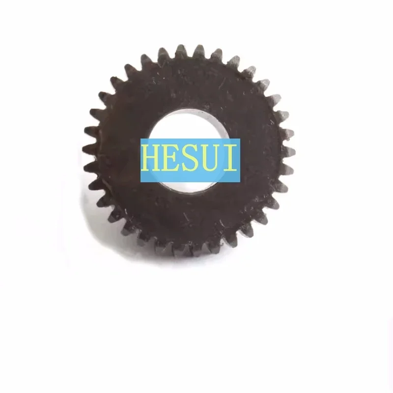 137 spur gear 1 module 34 tooth hole 14 small module gear blackened heat treated 45 steel