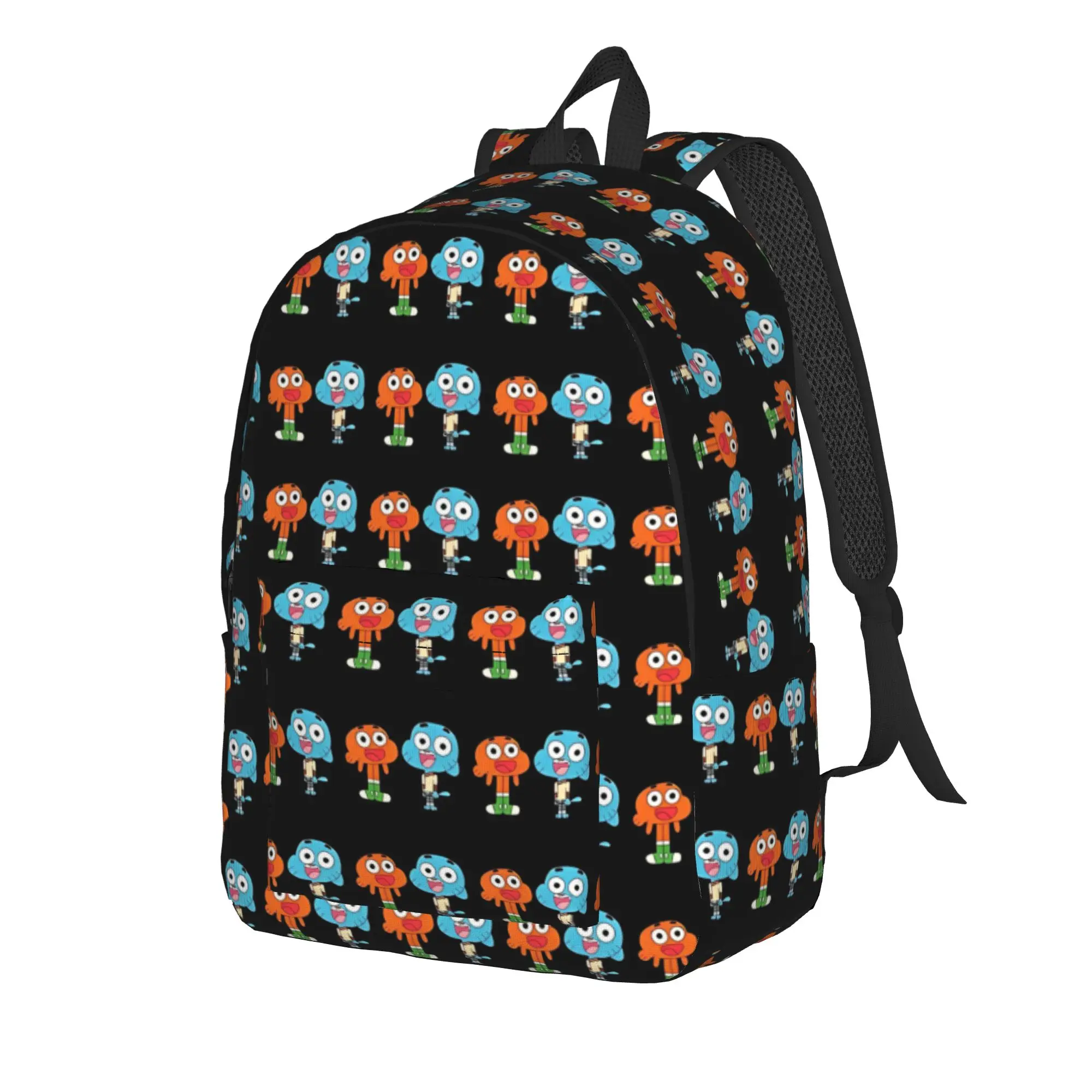 Darwin Backpack for Men Women Student Business Daypack Cartoon The Amazing World Of Gumballs  Laptop Computer Shoulder Bag Gift
