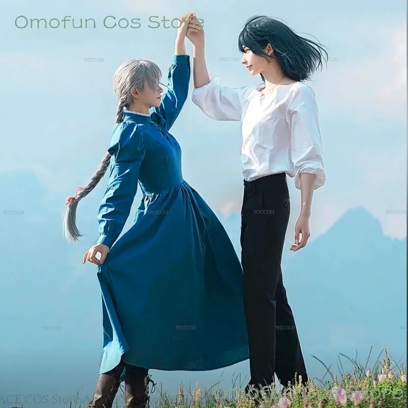 

2025 yiyiAnime Sophie Cosplay Costumes Wig Hatter Dress Blue Yellow Green Uniforms Women Halloween Party