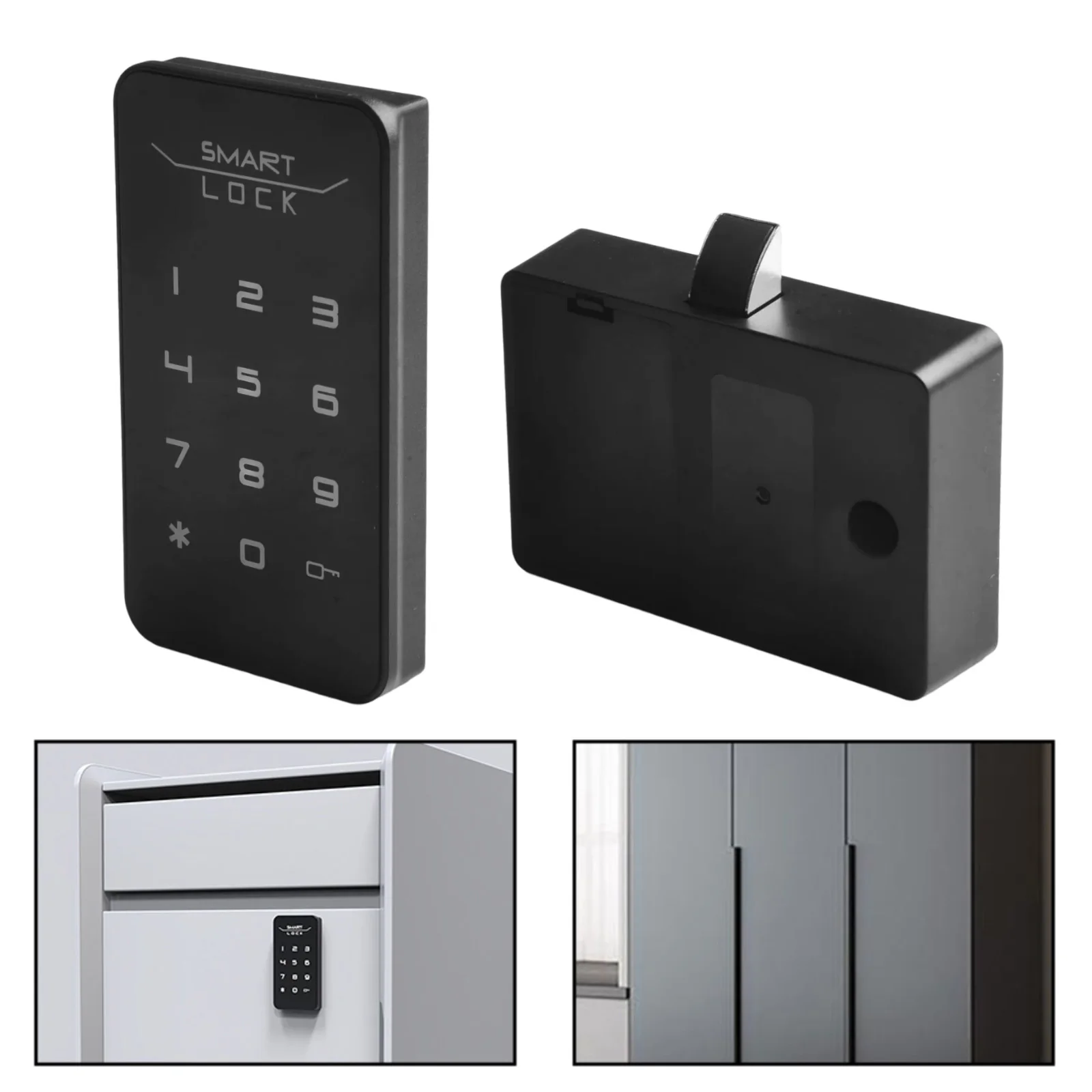 Cabinet Lock Electronic Lock Low-power Technology USB Charging User Management Applications In Various Furniture