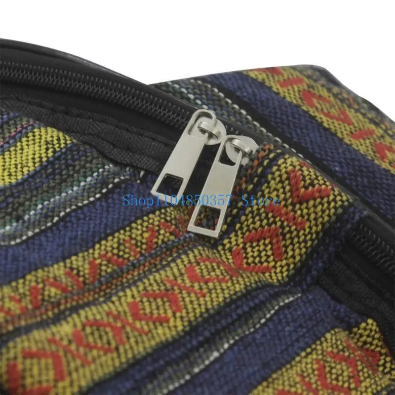 5asd Portable Snare Drum Bag with Outside Pockets Ethnic Storage Durable