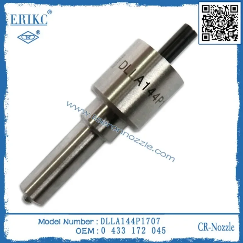 

DLLA144P1707 ERIKC Common Rail Injector Nozzle DLLA 144 P 1707 DLLA 144 P1707 Fuel Injector Nozzle 0433172045